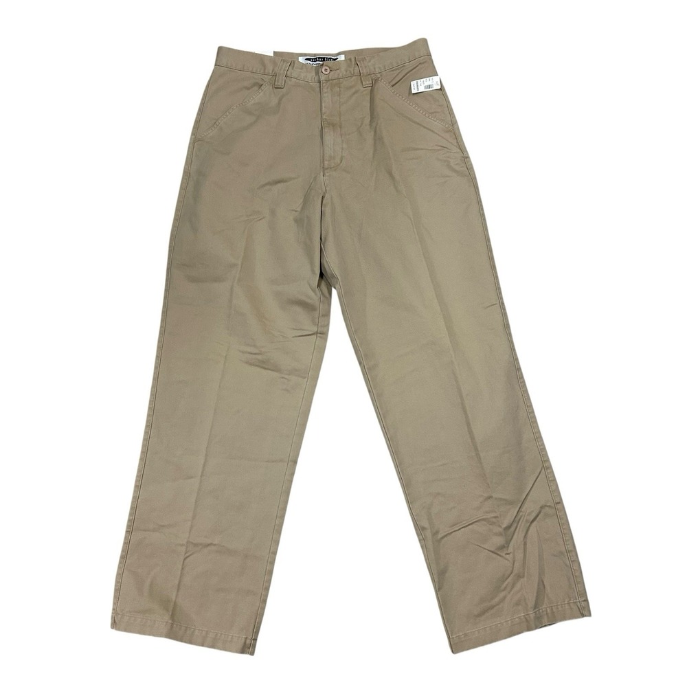 Anchor Blue Beyond Baggy‎ Chino Pants Mens 34X32 Tan Y2K New with Tags Deadstock